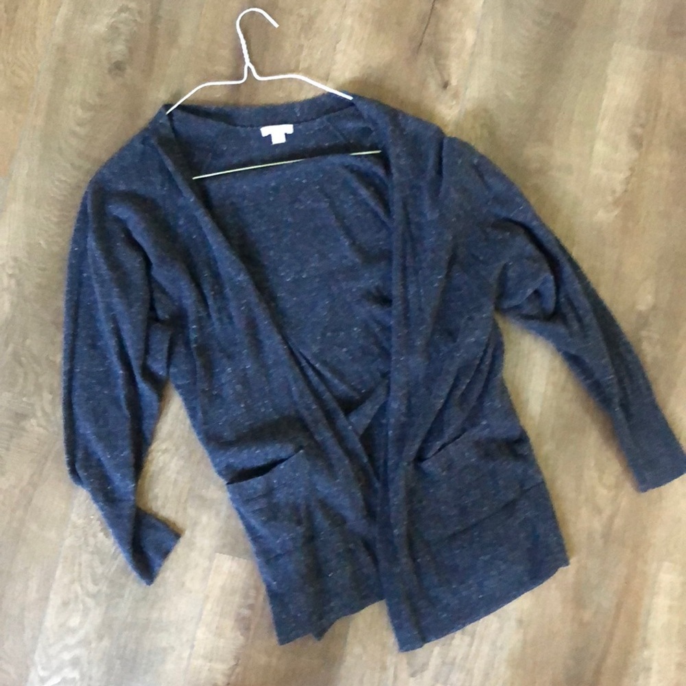 Gap heather gray cardigan